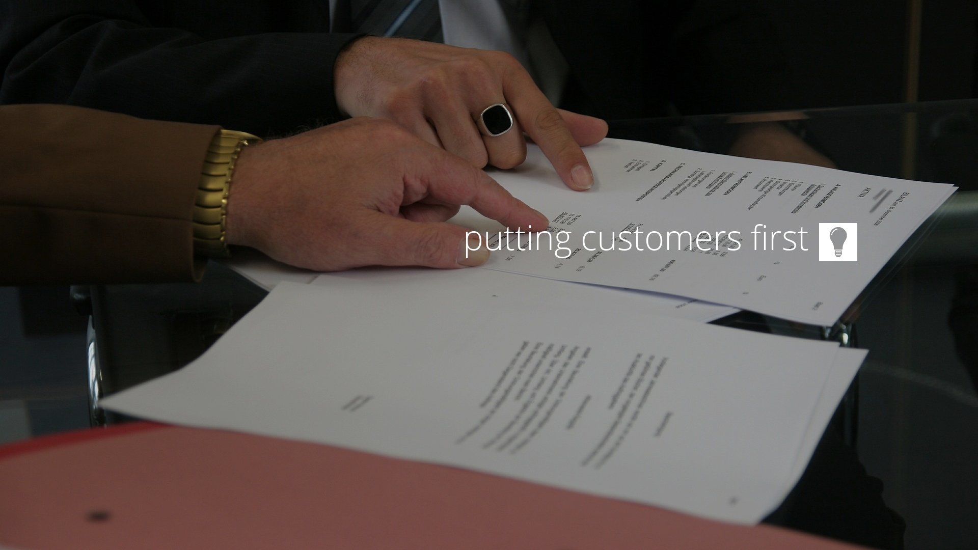 Putting Customers First